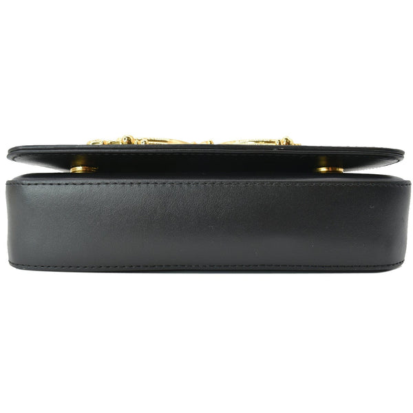 DOLCE & GABBANA DG Girl Leather Crossbody Bag Black