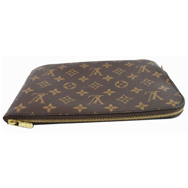 LOUIS VUITTON Etui Voyage PM Monogram Canvas Pouch Bag Brown