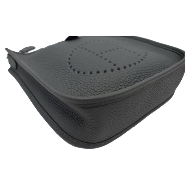 Hermes Evelyne TPM Clemence Leather Shoulder Bag edge