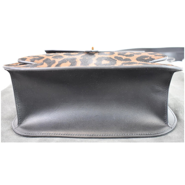 TOM FORD T-Twist Medium Calf Hair Crossbody Bag Leopard-Print