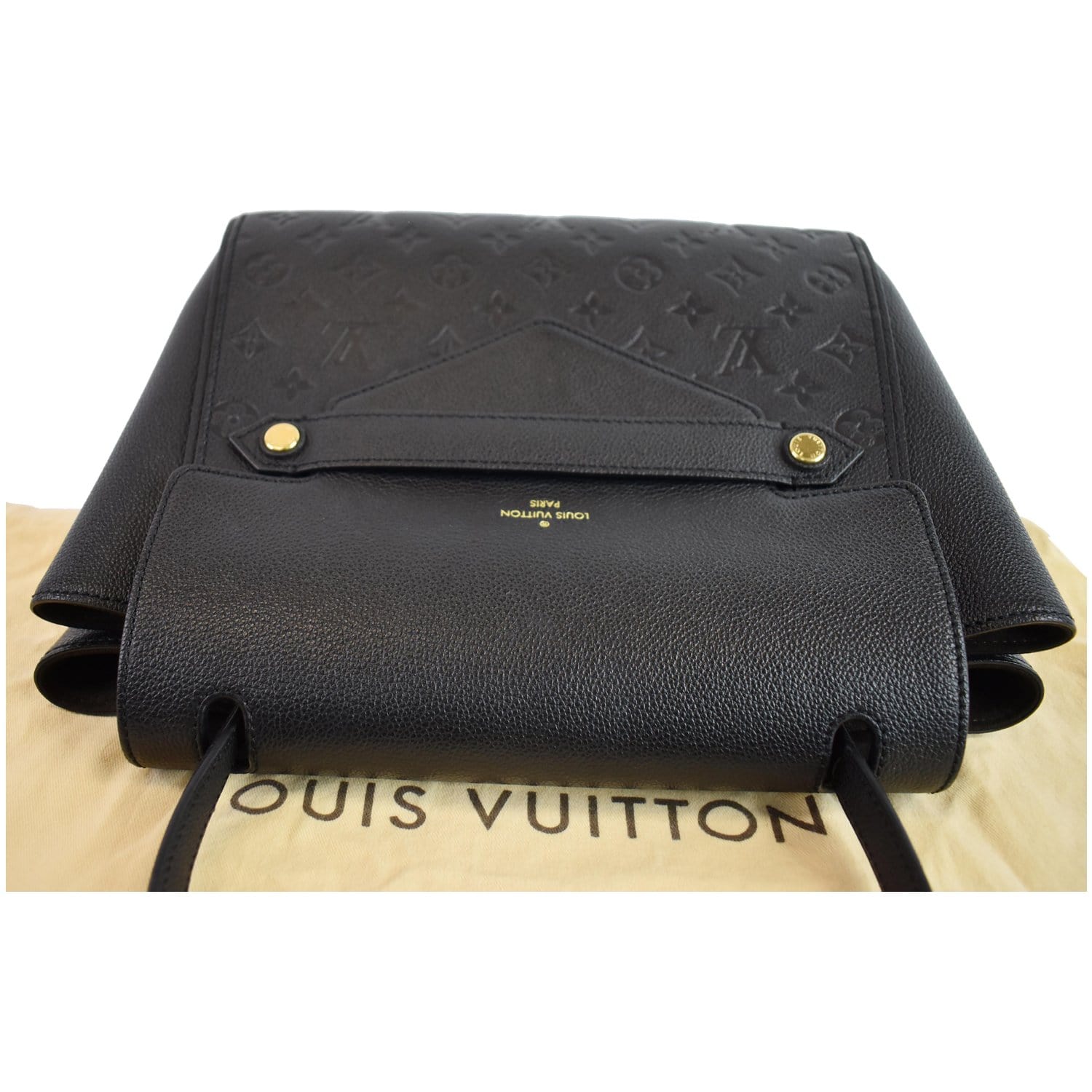 Louis Vuitton Black Monogram Empreinte Leather Trocadero Bag Louis