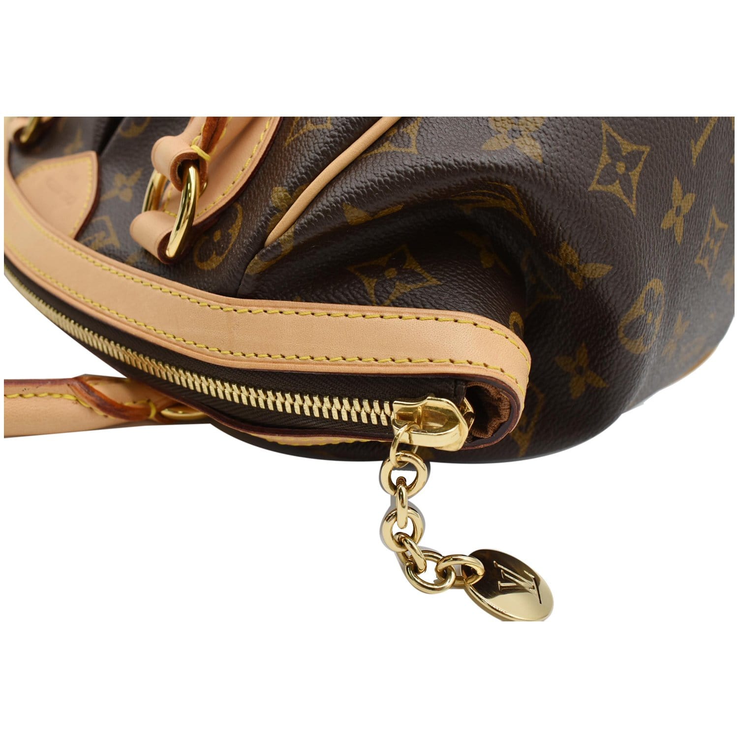 Louis Vuitton Monogram Black Coussin PM Bag – Crepslocker - Pre Owned -  LOUIS VUITTON Monogram Tivoli GM Brown Tote Shoulder Bag