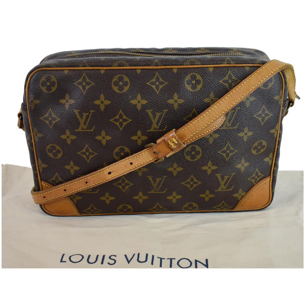 LOUIS VUITTON Trocadero 23 Monogram Canvas Shoulder Bag Brown