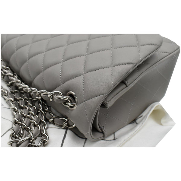 Chanel Classic Jumbo Double Flap Lambskin Leather Bag