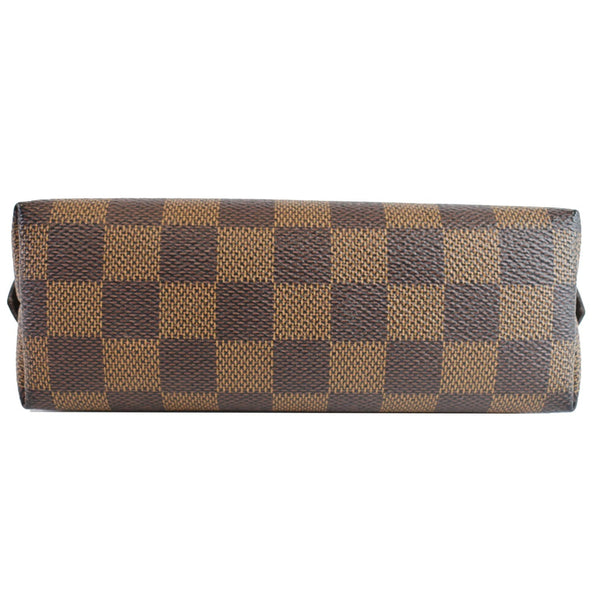 LOUIS VUITTON Damier Ebene Cosmetic Pouch Brown