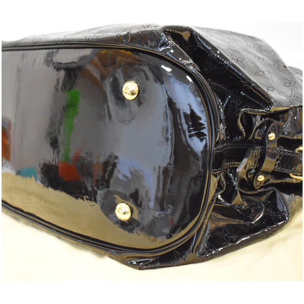 LOUIS VUITTON Mahina XL Patent Leather Shoulder Bag Black