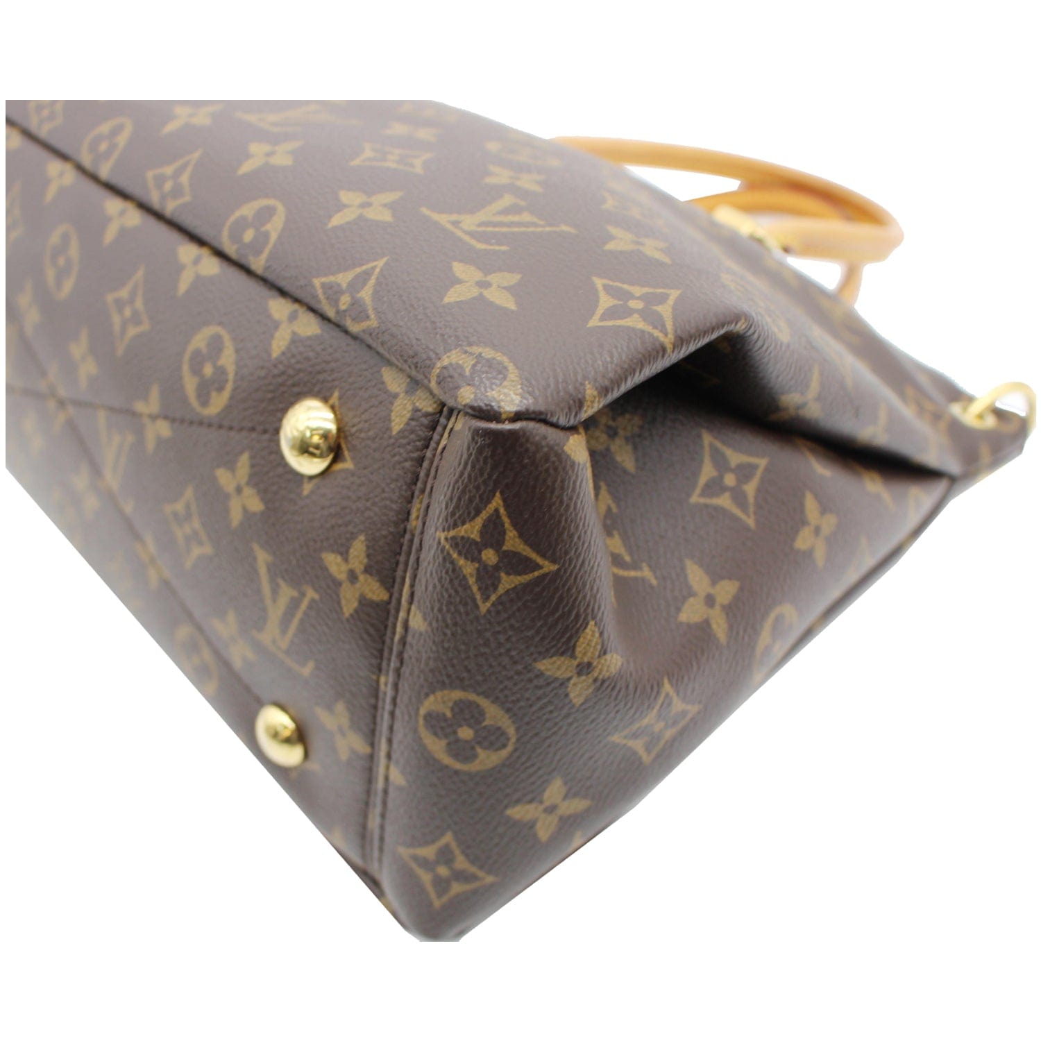 Louis Vuitton Pallas Chain Rose Litchi Monogram Canvas 2-way Shoulder Bag  M50070 - Ideal Luxury