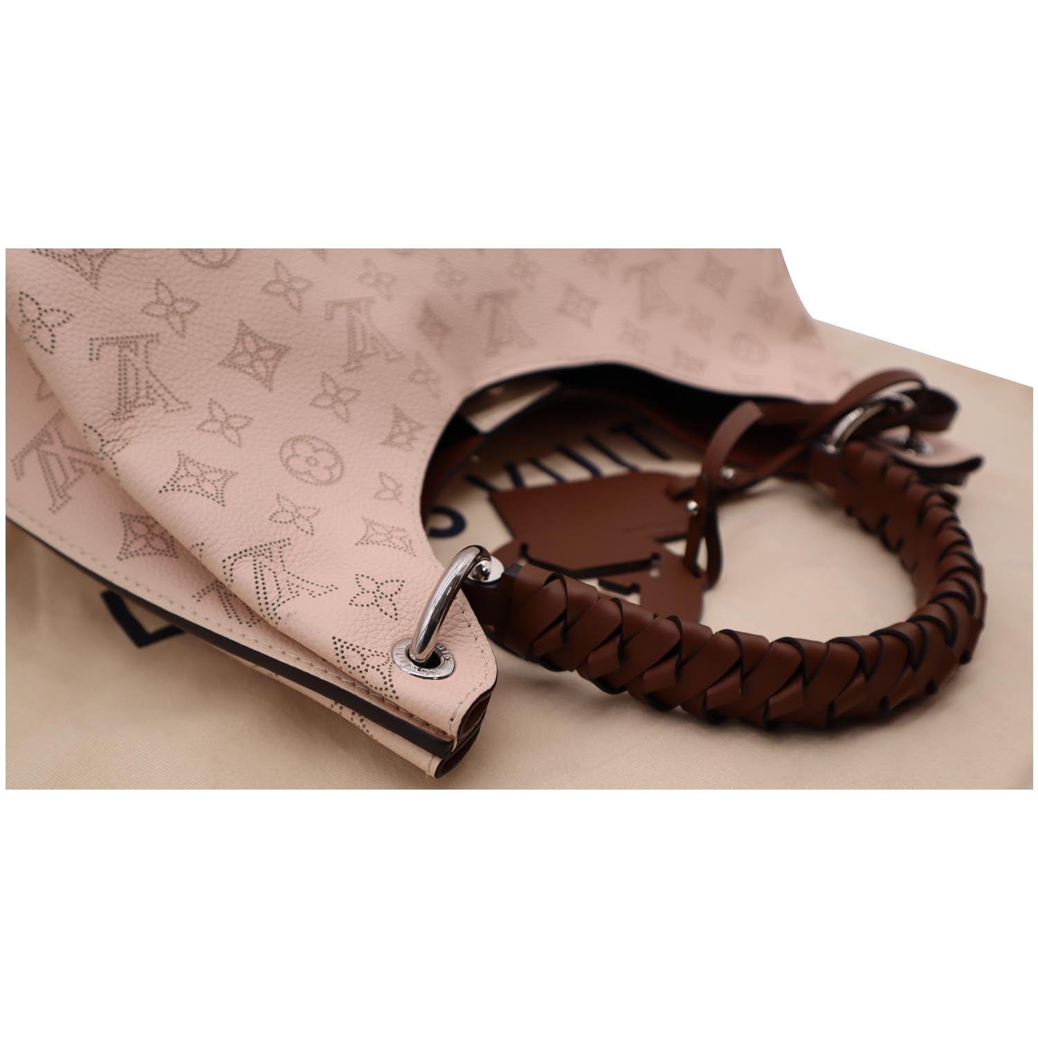 Louis Vuitton Carmel Hobo Mahina Calf Skin Bag with Charm – Perry's Jewelry