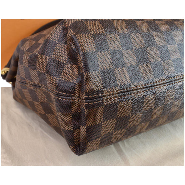 Louis Vuitton Graceful PM Damier Ebene Shoulder Bag - brown checks