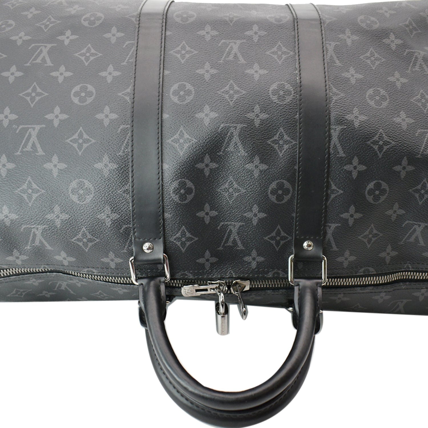 Louis Vuitton Monogram Eclipse Keepall Bandouliere 55 with Strap