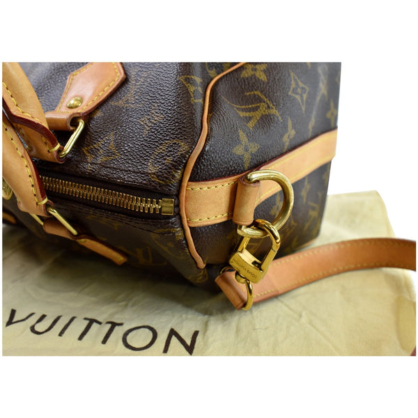 LOUIS VUITTON Speedy 25 Bandouliere Monogram Canvas Shoulder Bag Brown