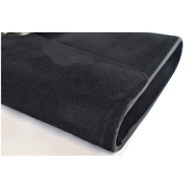 Gucci Dionysus Small Velvet Clutch Bag Black 425250 - side close view