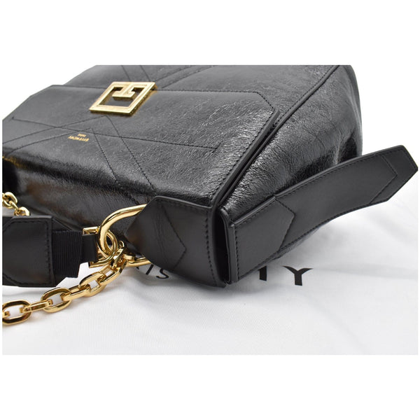 GIVENCHY Medium ID Leather Shoulder Bag Black