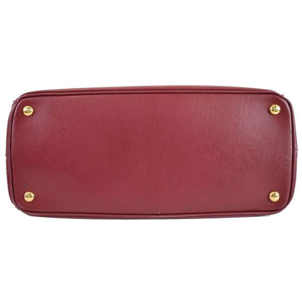 PRADA Lux Large Saffiano Leather Tote Bag Red