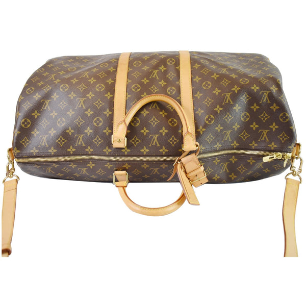 Louis Vuitton Keepall 60 Travel Bag top zip view