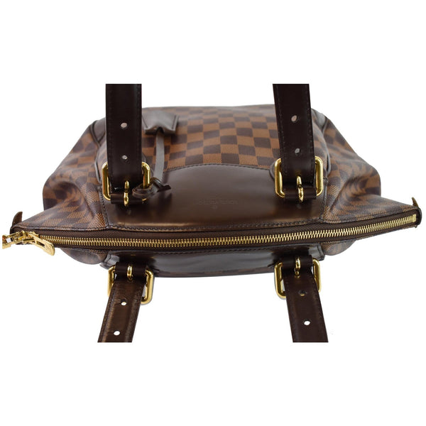 LOUIS VUITTON Verona MM Damier Ebene Shoulder Bag Brown