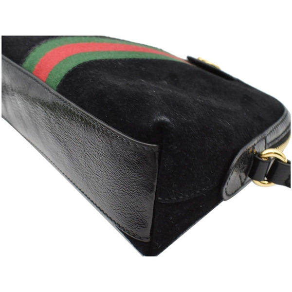 Gucci Ophidia GG Small Suede and Leather Shoulder Bag