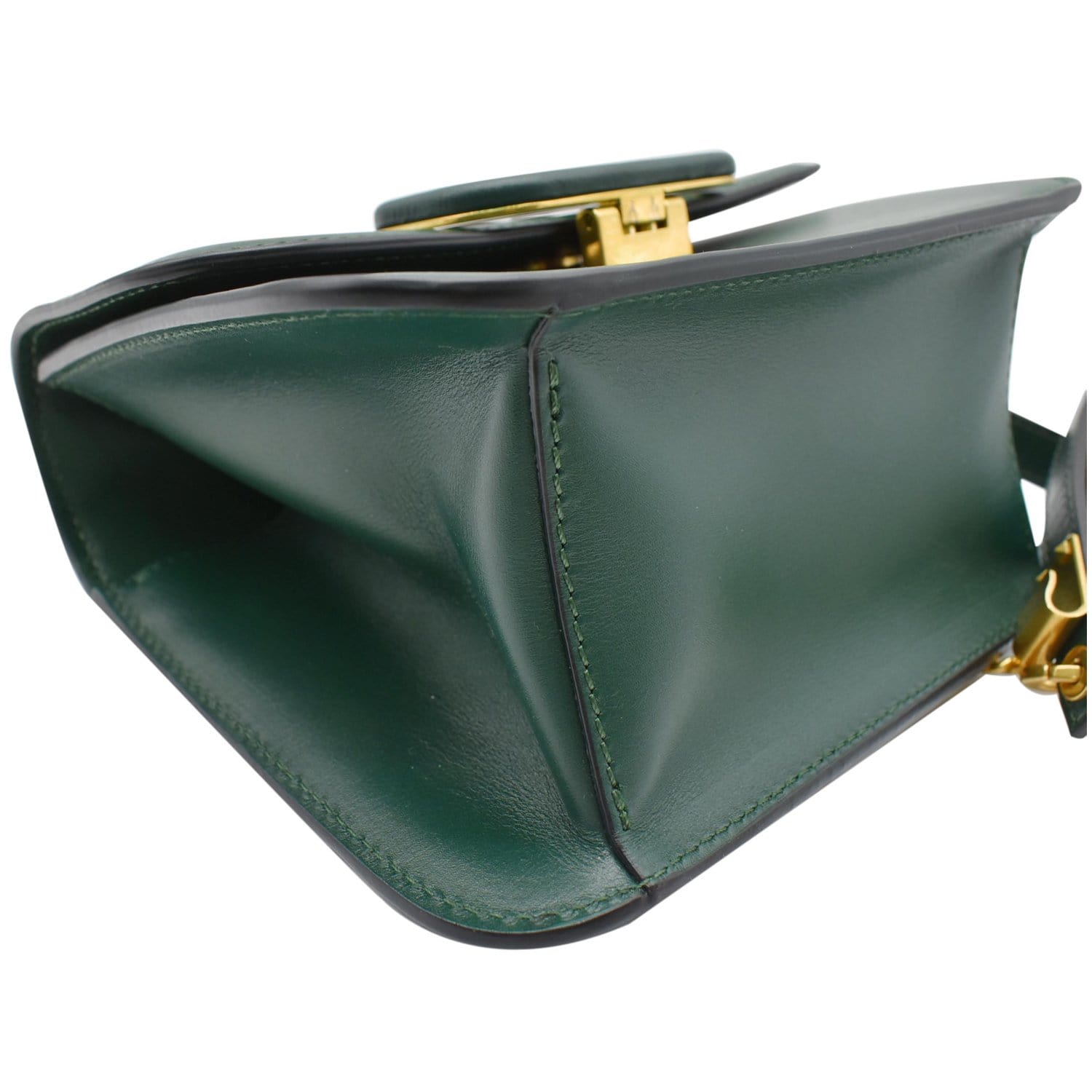 Valentino Jungle Green Leather Micro VSLING Shoulder Bag