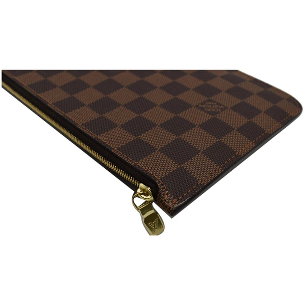 Louis Vuitton Neverfull MM Damier Ebene Zipper Pouch