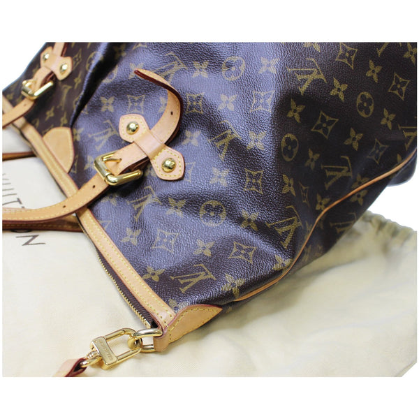 LOUIS VUITTON Palermo GM Monogram Canvas Tote Shoulder Bag Brown