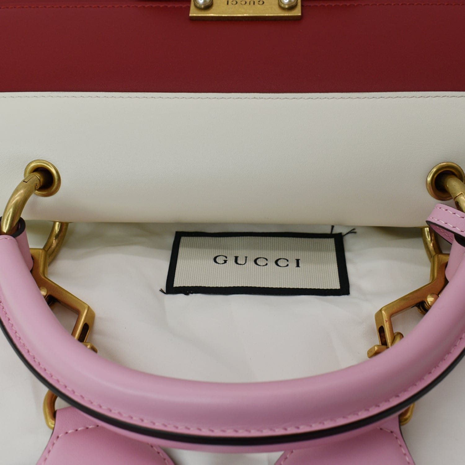 Gucci Queen Margaret Crystal Embellished Bee Clasp Tote Bag – Cettire