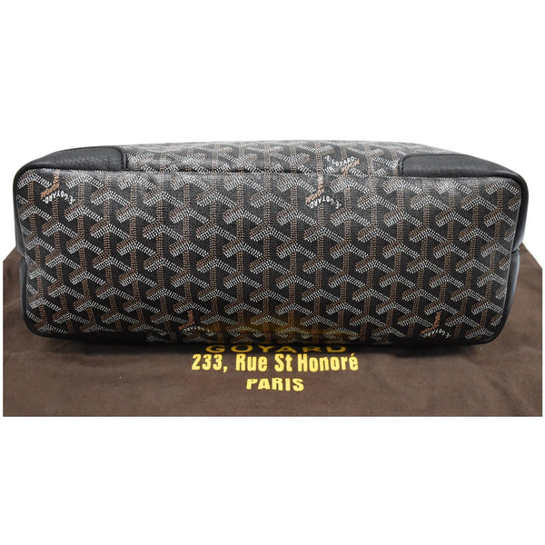 Goyard Grenadine Chevron Printed Canvas and Leather Bag - bottom preview