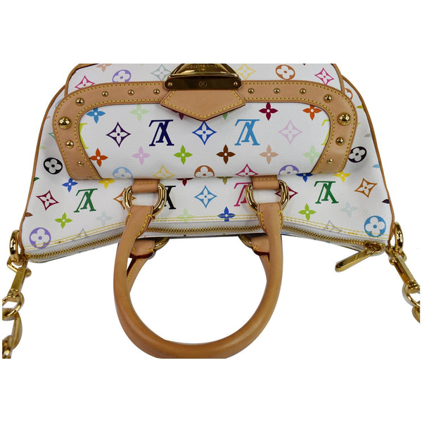 LOUIS VUITTON Rita Multicolor Monogram Shoulder Bag White