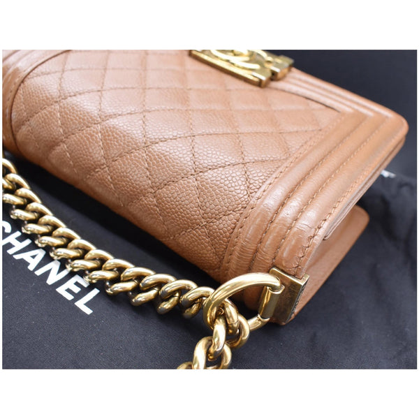 Chanel  Small Boy CC Chain Leather Shoulder Bag - DDH
