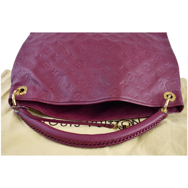 LOUIS VUITTON Artsy MM Empreinte Leather Shoulder Bag Mulberry