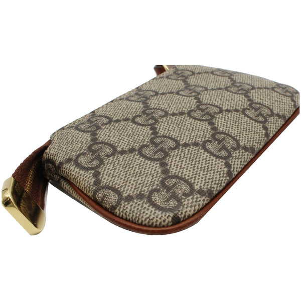 Gucci GG Supreme Monogram Key Case Beige - bottom corner