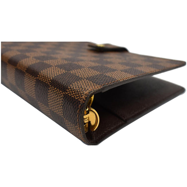 LOUIS VUITTON Agenda MM Damier Ebene Planner Cover Brown