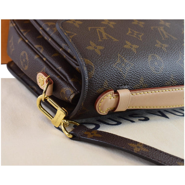 LOUIS VUITTON Metis Pochette Monogram Canvas Crossbody Bag Brown