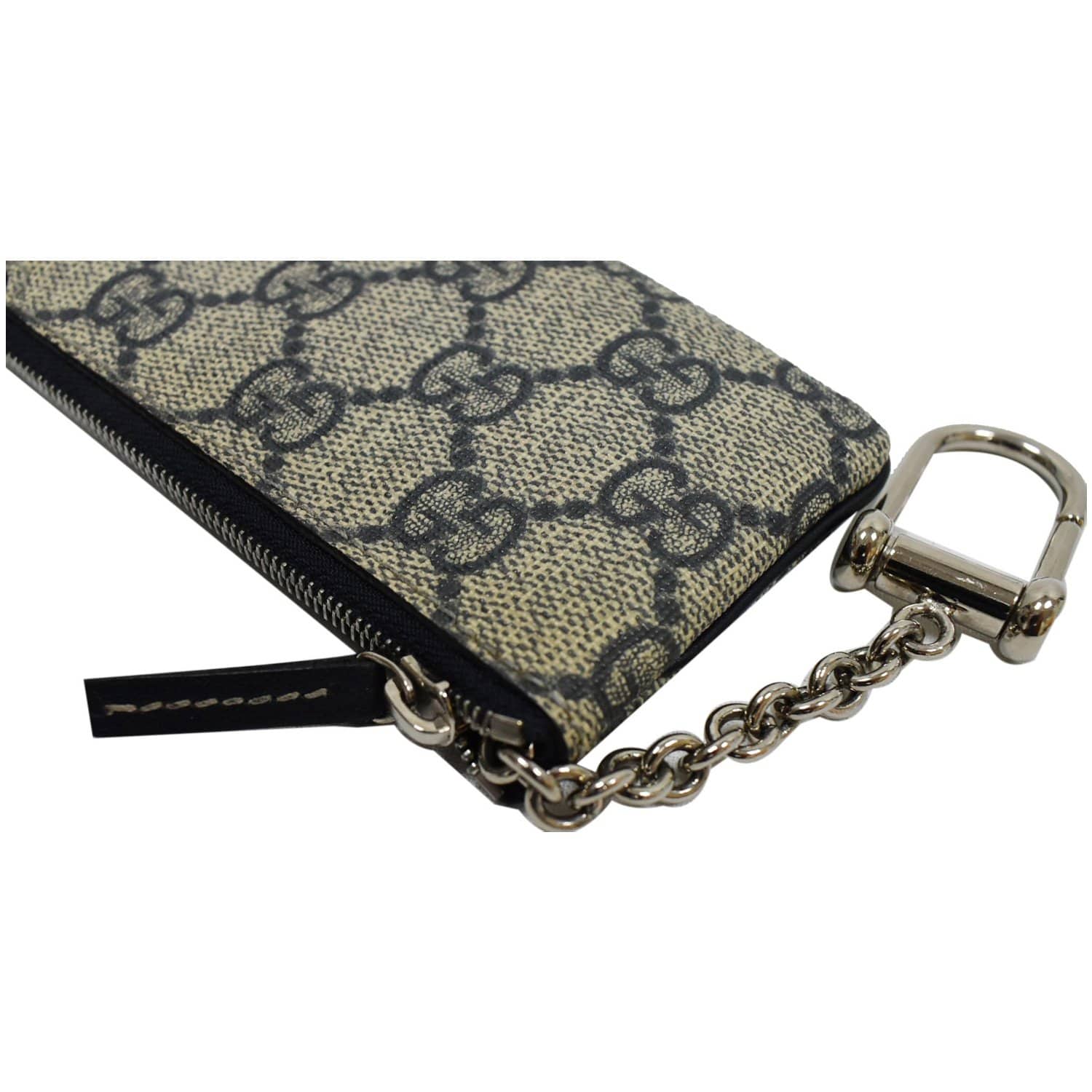 Gucci GG Supreme Monogram Key Case Beige - Dallas Handbags