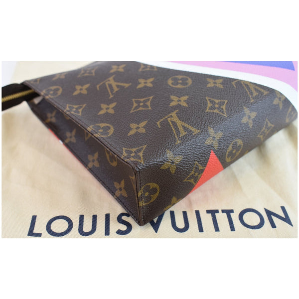 LOUIS VUITTON Game On Toiletry 26 Monogram Canvas Pouch Brown