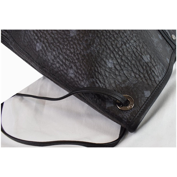 MCM Large Liz Visetos Reversible Shopper Tote Bag Black