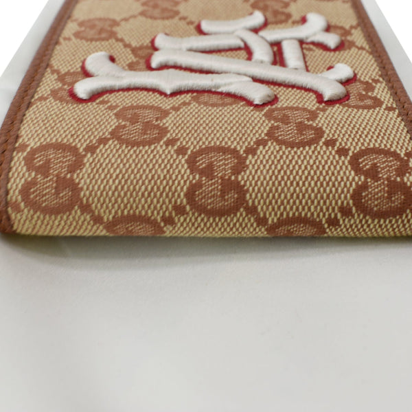 GUCCI GG LA Angels Patch Bi-fold Wallet Beige 547787