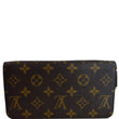 LOUIS VUITTON Monogram Canvas Zippy Long Wallet Brown