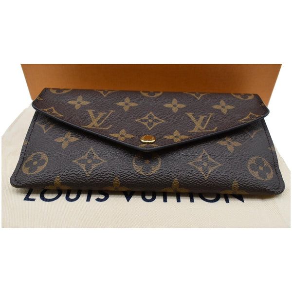 LOUIS VUITTON Jeanne Monogram Canvas Wallet Rose Ballerine