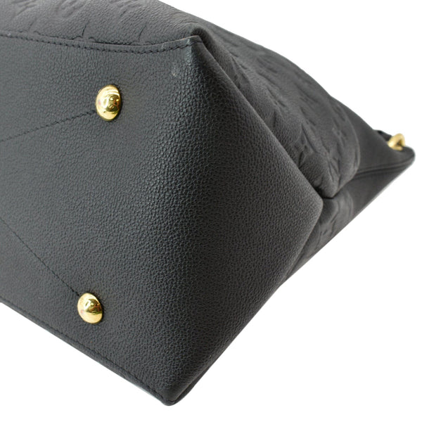 LOUIS VUITTON Maida Monogram Empreinte Leather Hobo Bag Black