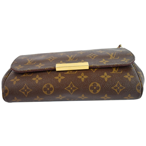 LOUIS VUITTON Favorite MM Monogram Canvas Crossbody Bag Brown