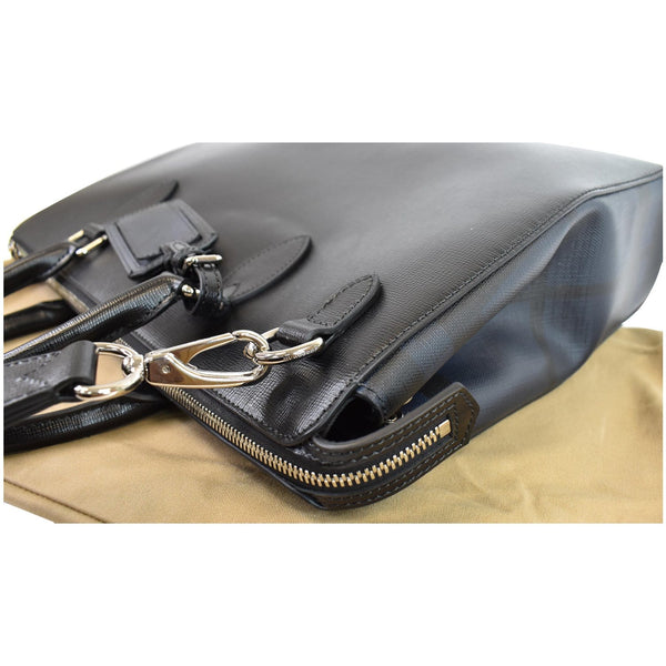 BURBERRY Large London Business Briefcase Messenger Bag Black
