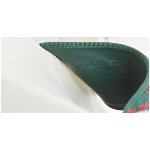 Gucci Logo Velvet Monogram Slide Sandal 577676 item code