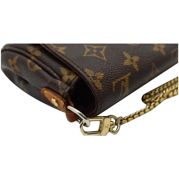 LOUIS VUITTON Favorite PM Monogram Canvas Clutch Bag Brown