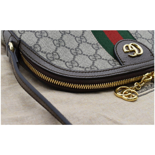 GUCCI Ophidia Small GG Supreme Canvas Shoulder Bag Beige 499621