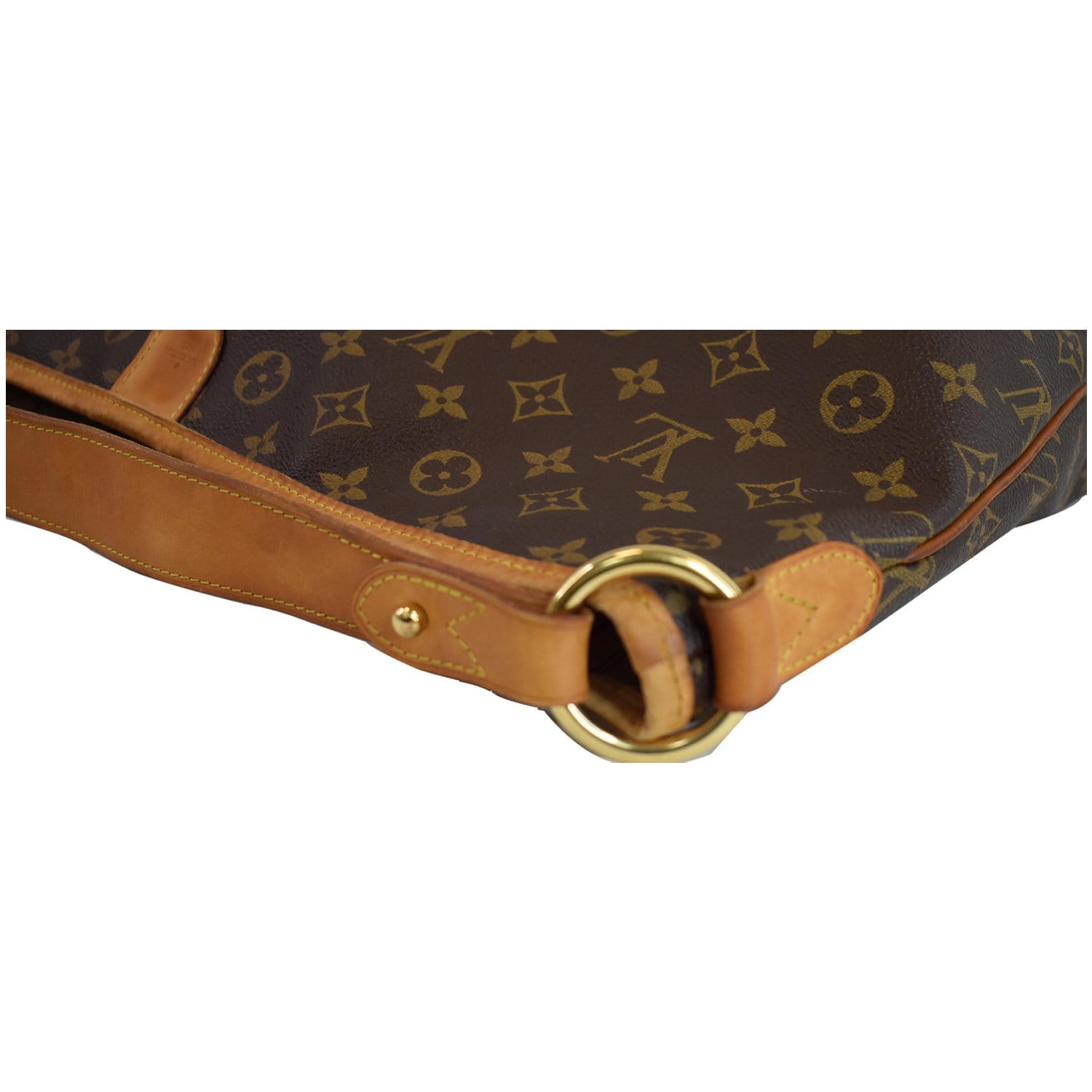 LOUIS VUITTON DELIGHTFUL BAG Brown Leather Cloth ref.462015 - Joli Closet