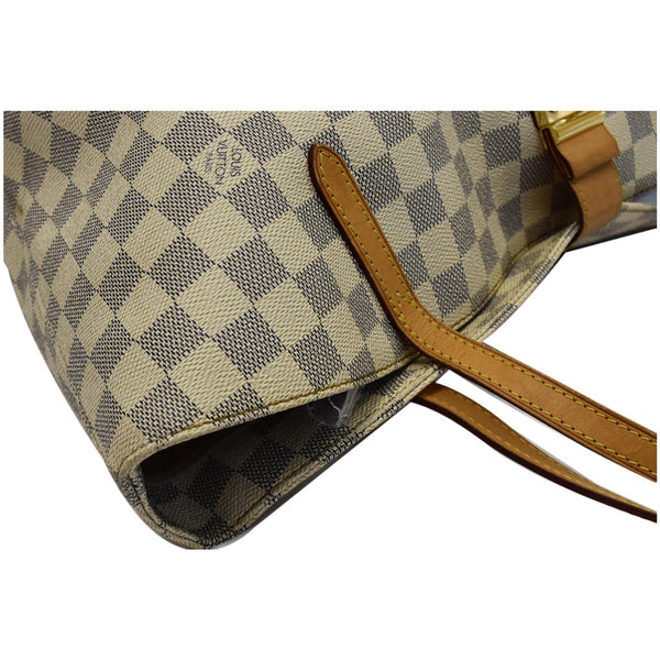 LOUIS VUITTON Salina PM Damier Azur Shoulder Bag White