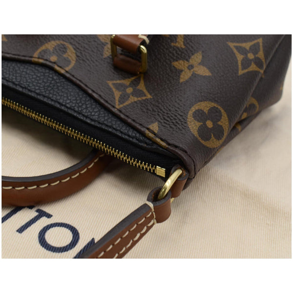 LOUIS VUITTON Nano Pallas Monogram Canvas Crossbody Bag Brown