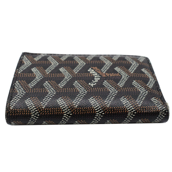 GOYARD Bi-Fold Coated Canvas Wallet Black