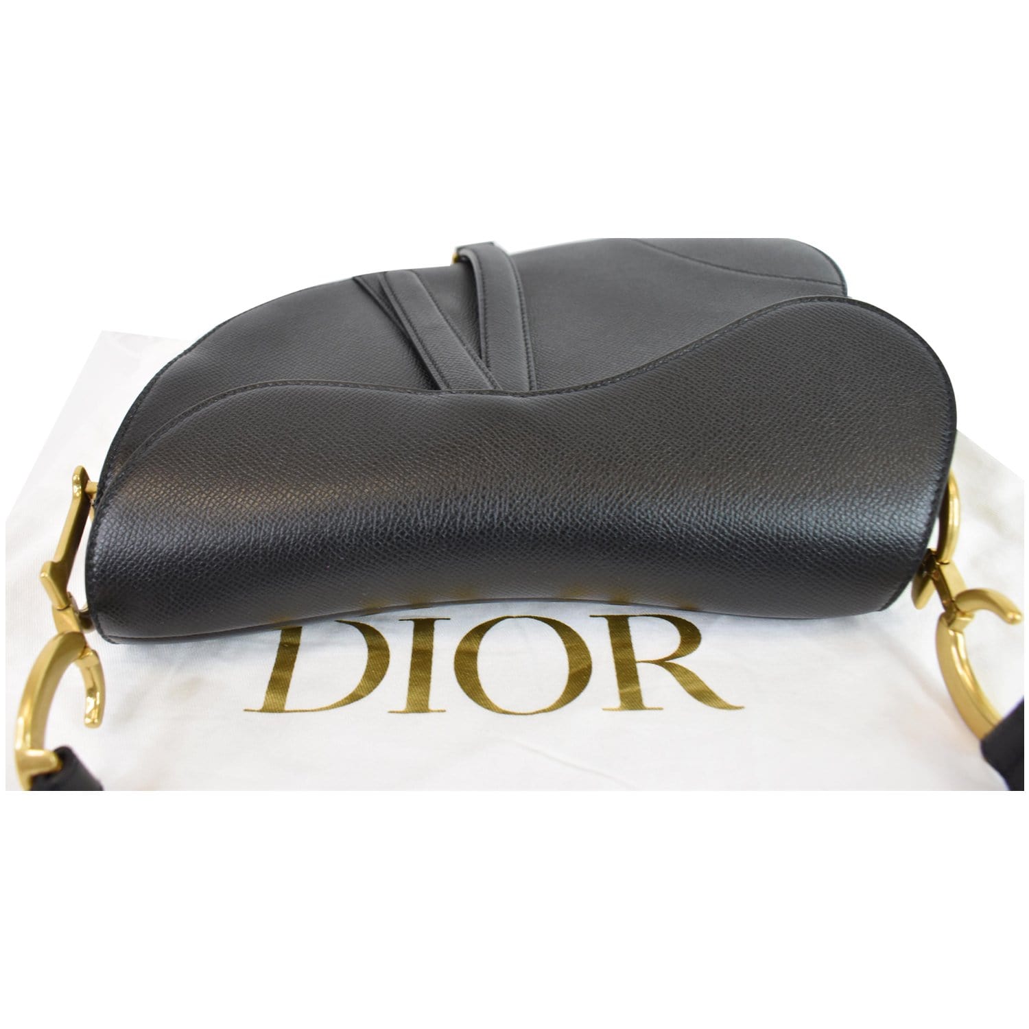 Saddle leather bag Dior Homme Black in Leather - 35520871