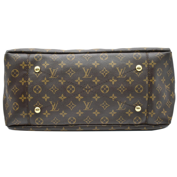 LOUIS VUITTON Artsy MM Monogram Canvas Shoulder Bag Brown
